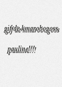 petite gif rien que pour vous !!!